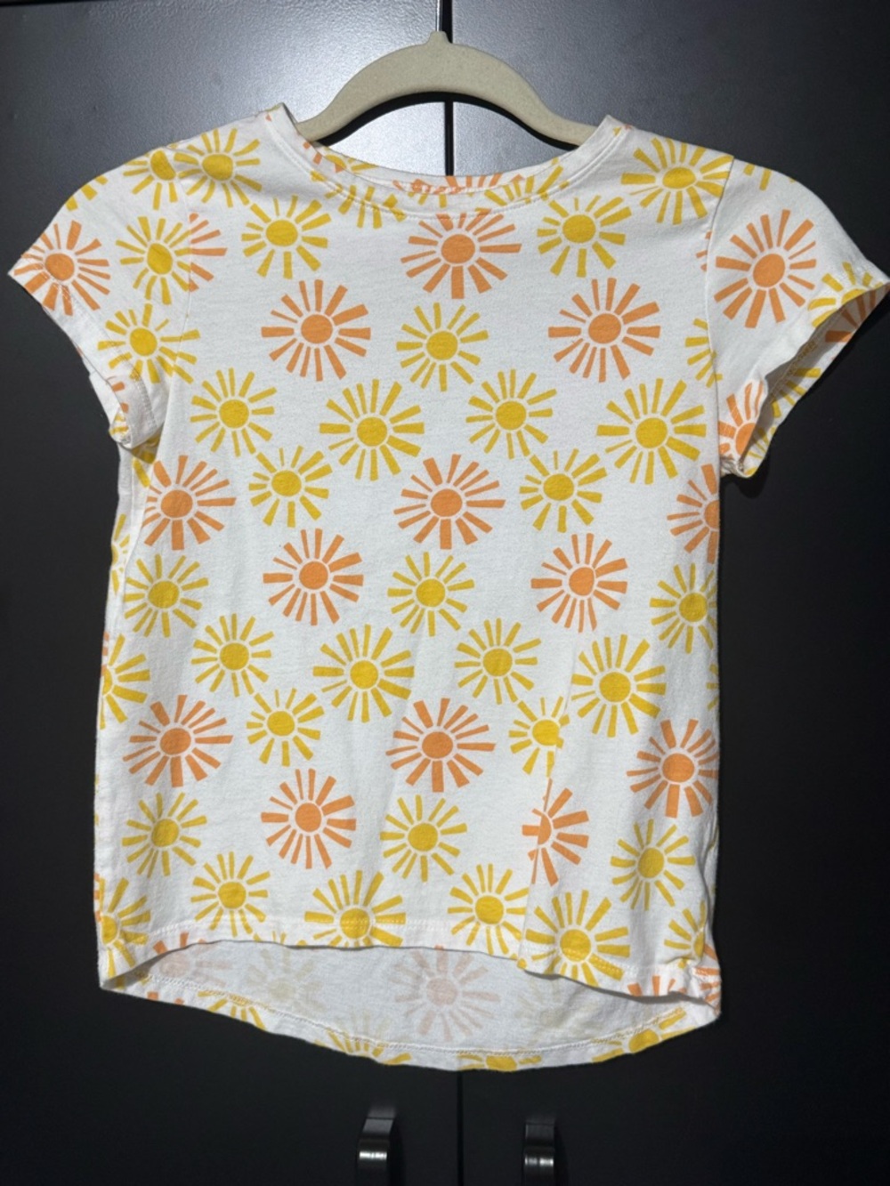 Girls size Large 10-12 | Old Navy Tee | sunshine print